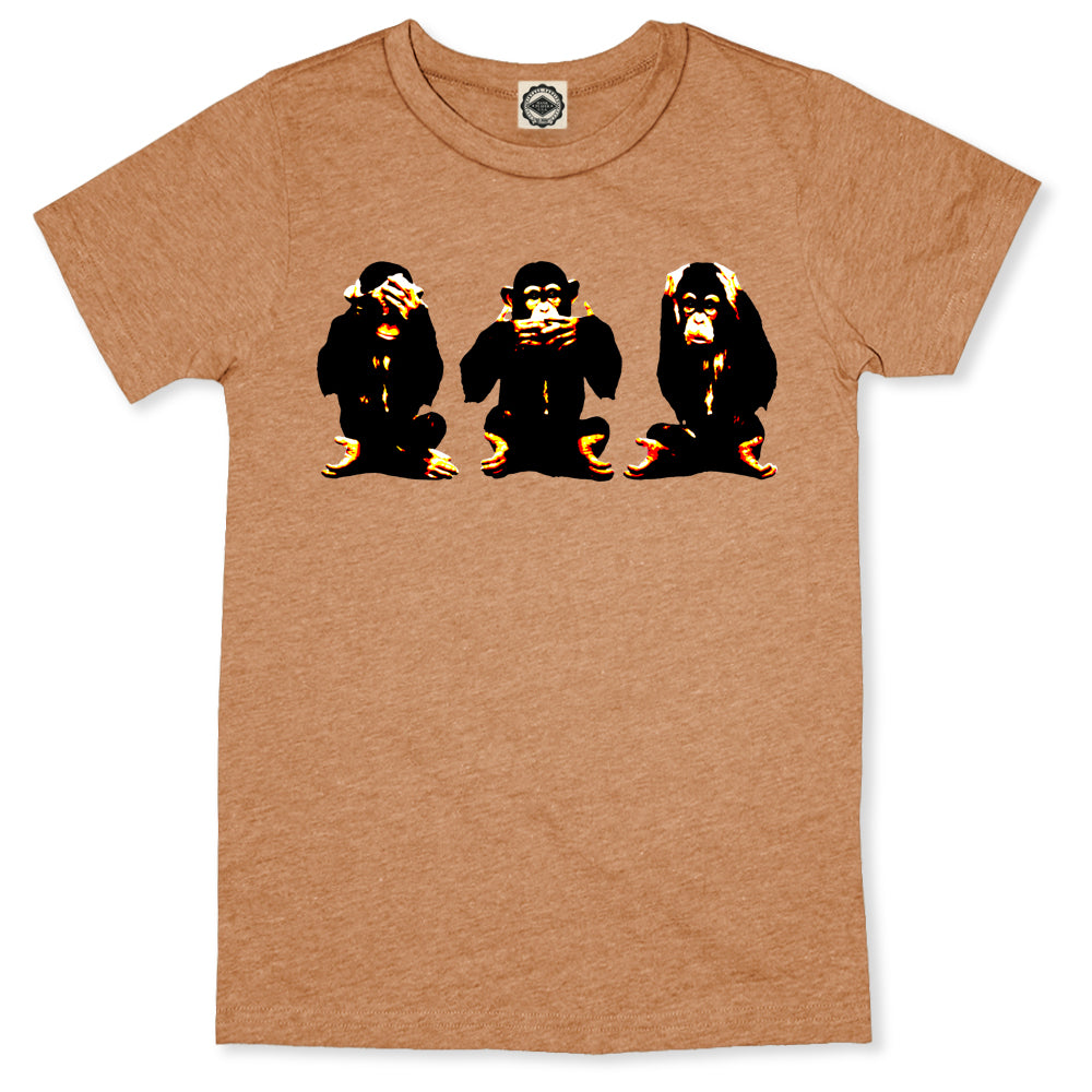 Three Wise Monkeys Unisex Tee