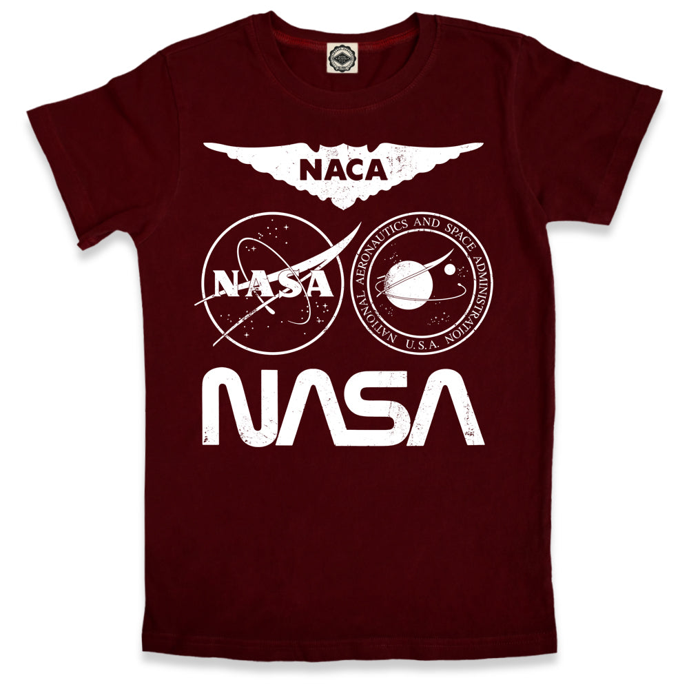 NASA Multi Logo Women's Boyfriend Tee