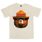 Multicolor Smokey Bear Unisex Pigment Dyed Tee