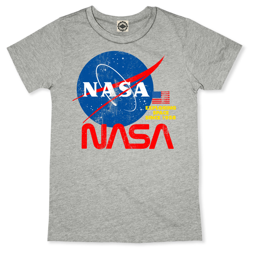 NASA Exploring Space Logo Men's Tee