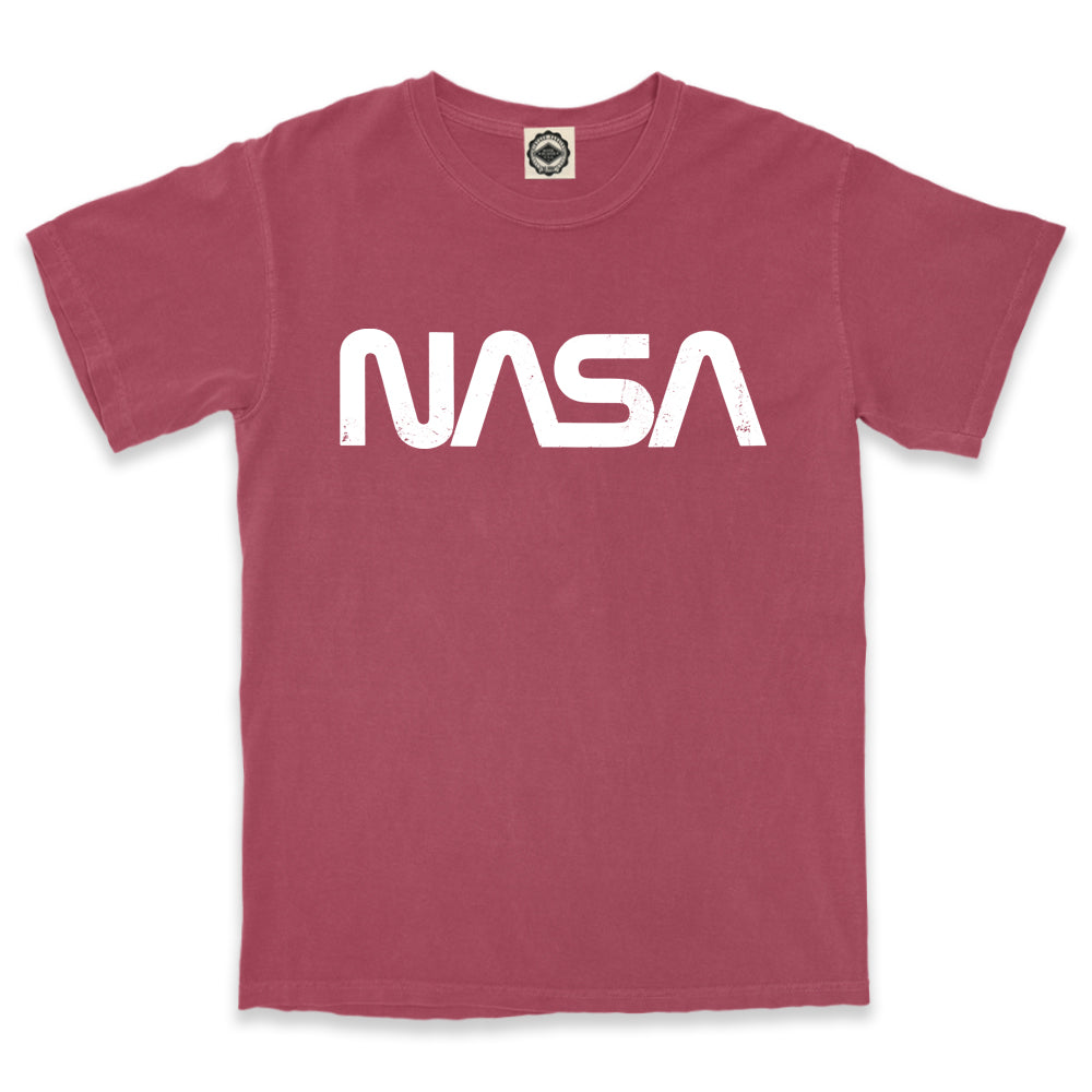 NASA Retro Worm Men's Pigment Dyed Tee