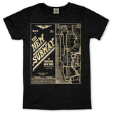 New York Vintage Subway Map Unisex Tee