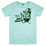 Official Woodsy Owl Toddler T-Shirt in Heather Mint