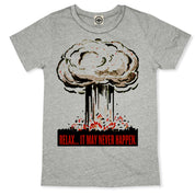 "Relax... It May Never Happen" Civil Defense Men's T-Shirt in Grey