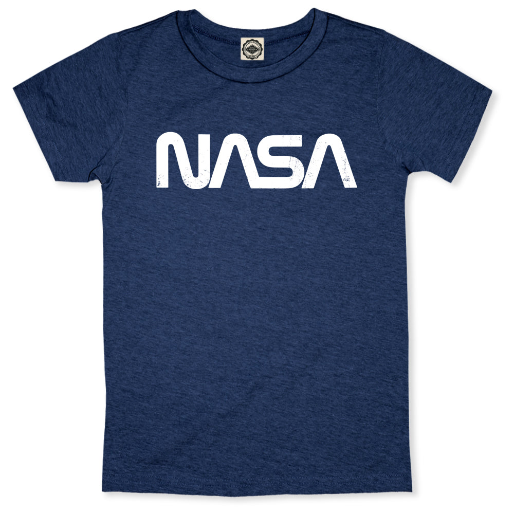 NASA Retro Worm Logo Toddler Tee