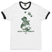 Benny Beaver "Enjoy Your Forests" Unisex Ringer Tee