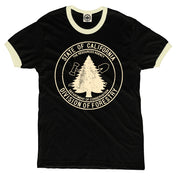 California Division Of Forestry Unisex Ringer Tee
