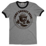 Camp Smokey Bear Unisex Ringer Tee