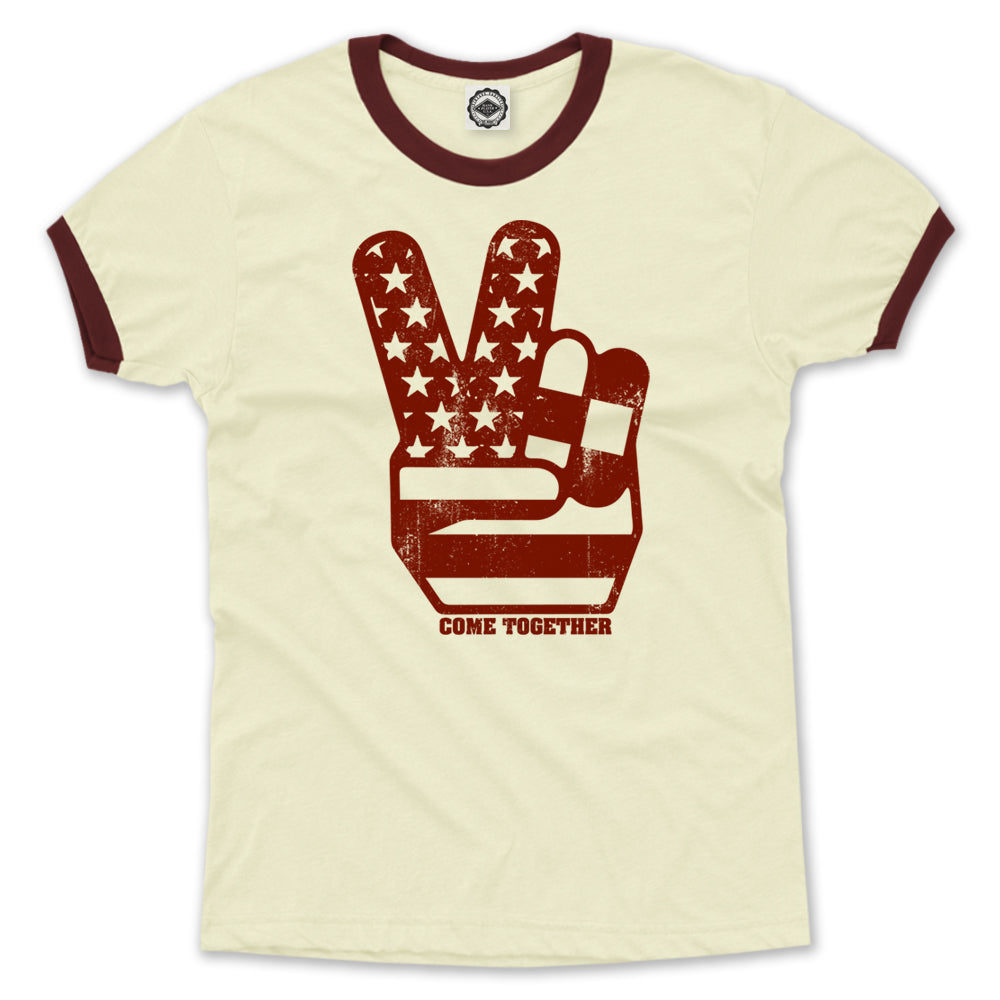 Come Together 4 Peace Men's Ringer Tee