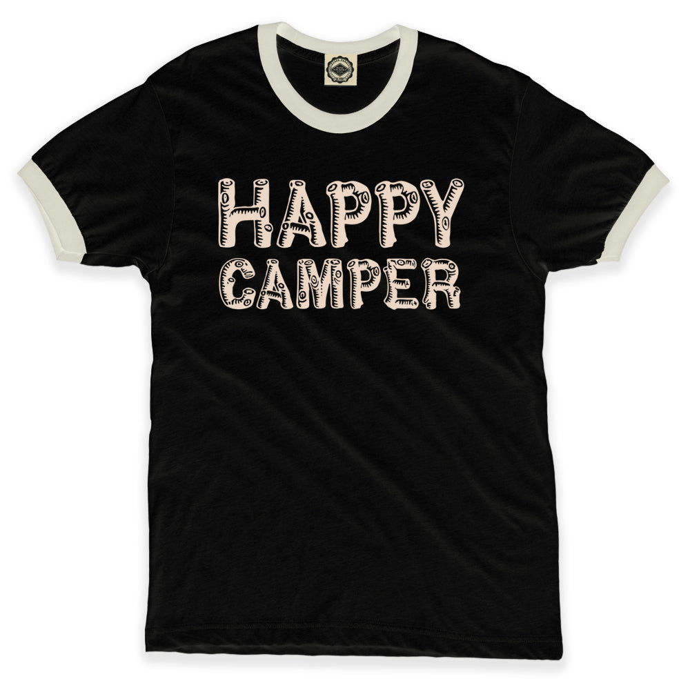 Happy Camper Men's Ringer Tee