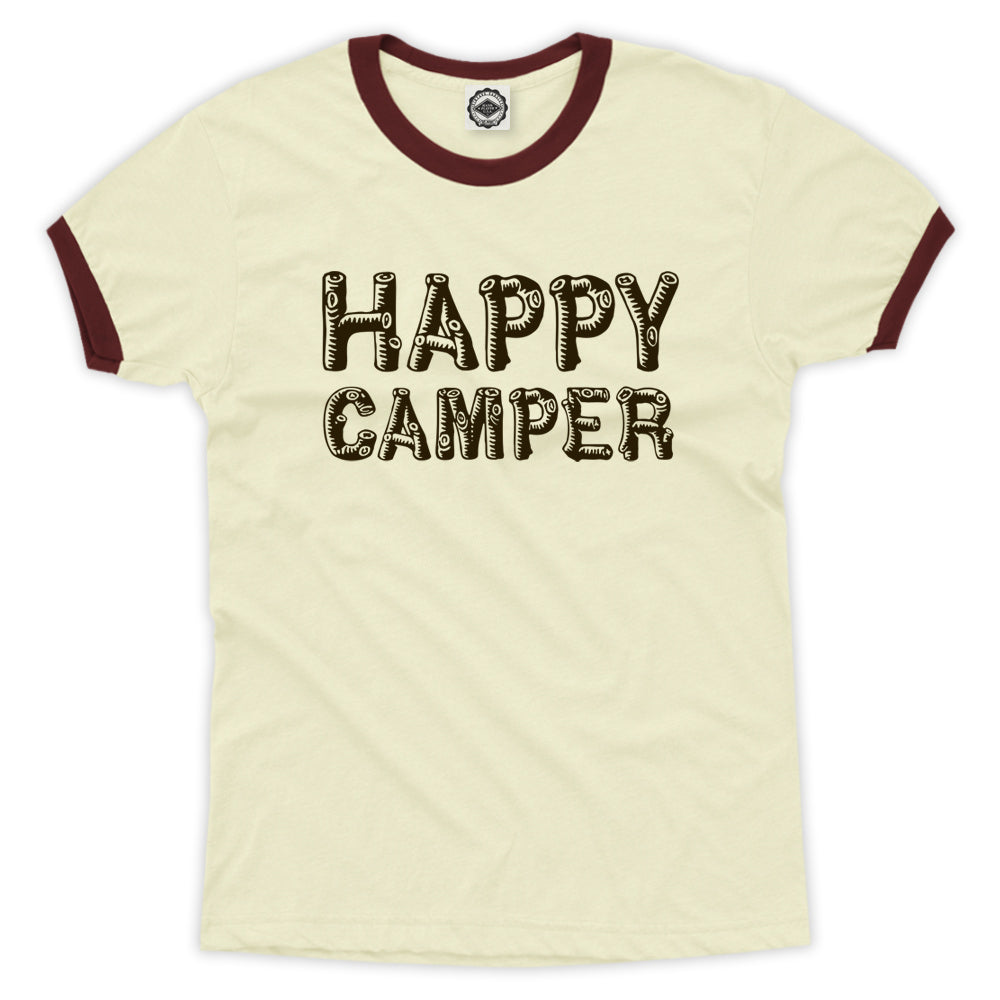 Happy Camper Men's Ringer Tee