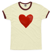 Vintage Heart Men's Ringer Tee