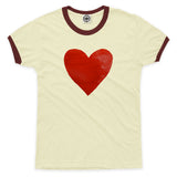 Vintage Heart Unisex Ringer Tee