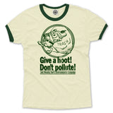 Woodsy Owl "Join Woodsy's Campaign" Unisex Ringer Tee