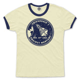 NASA Friendship 7 (Project Mercury) Logo Unisex Ringer Tee