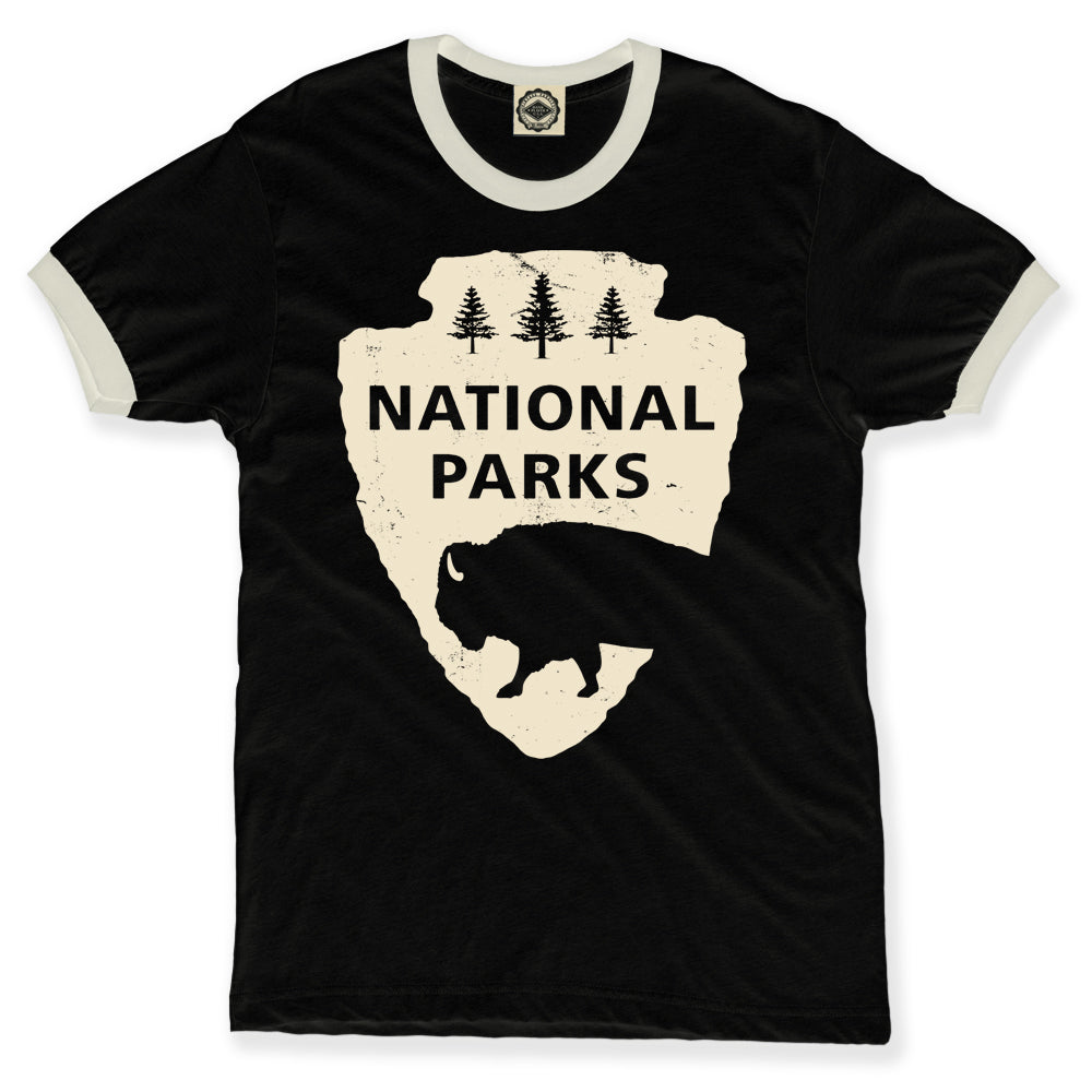 National Parks Logo Men's Ringer Tee