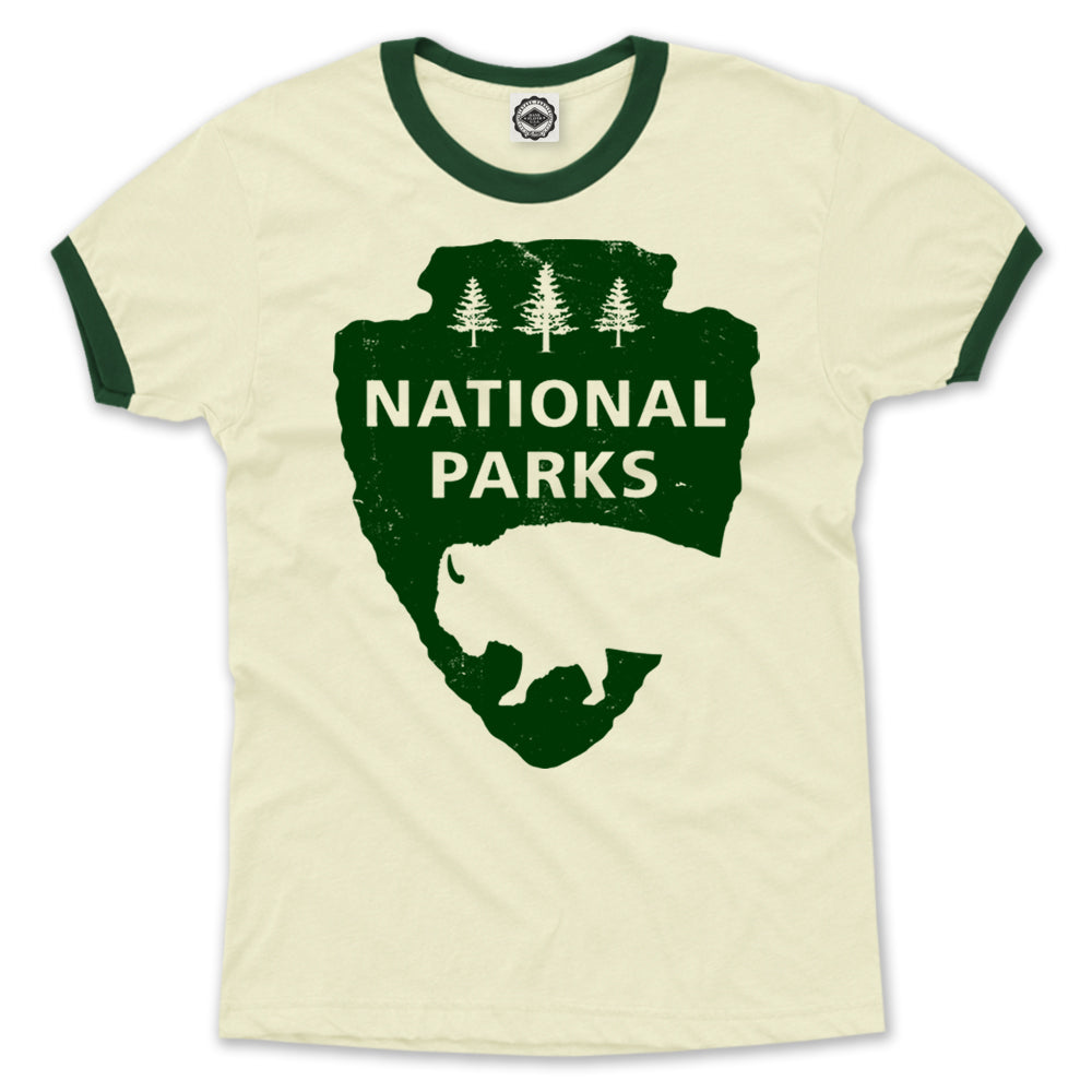 National Parks Logo Men's Ringer Tee