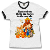 Smokey Bear Vintage "Babes In The Woods" Unisex Ringer Tee