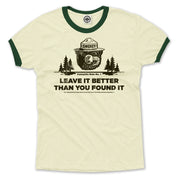 Smokey Bear's Campsite Rule Men's Ringer Tee