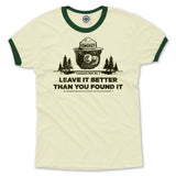 Smokey Bear's Campsite Rule Unisex Ringer Tee