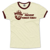 Smokey Bear "Smokey Says" Unisex Ringer Tee