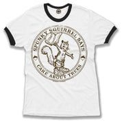 Spunky Squirrel Men's Ringer Tee