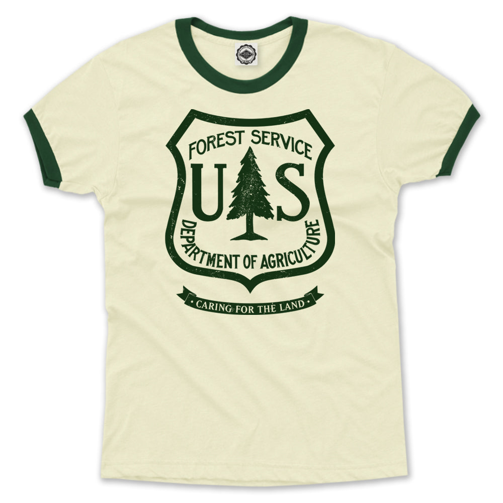 USDA Forest Service Insignia Men's Ringer Tee