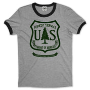 USDA Forest Service Insignia Men's Ringer Tee