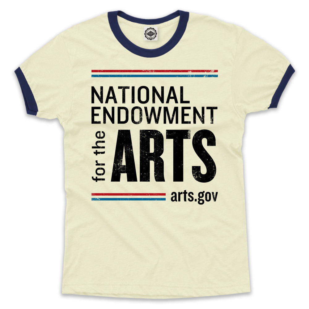 Vintage National Endowment For The Arts (NEA) Men's Ringer Tee