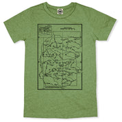 Rocky Mountain National Park Vintage Map Men's Tee