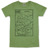 Rocky Mountain National Park Vintage Map Unisex Tee