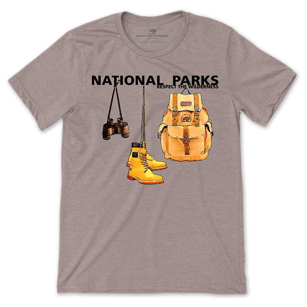 RTW National Parks Camping Gear Unisex Tee