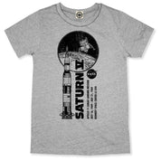 NASA Saturn 5 (Apollo Lunar Landing Mission) Toddler T-Shirt in Grey