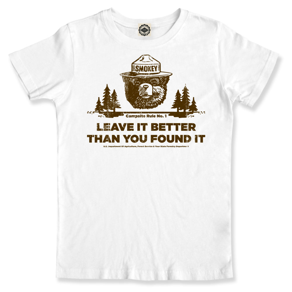 Smokey Bear's Campsite Rule Kid's Tee