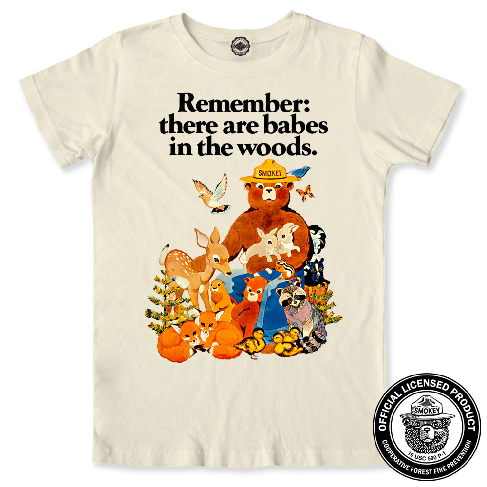 Smokey Bear Vintage "Babes In The Woods" Poster Kid's Tee