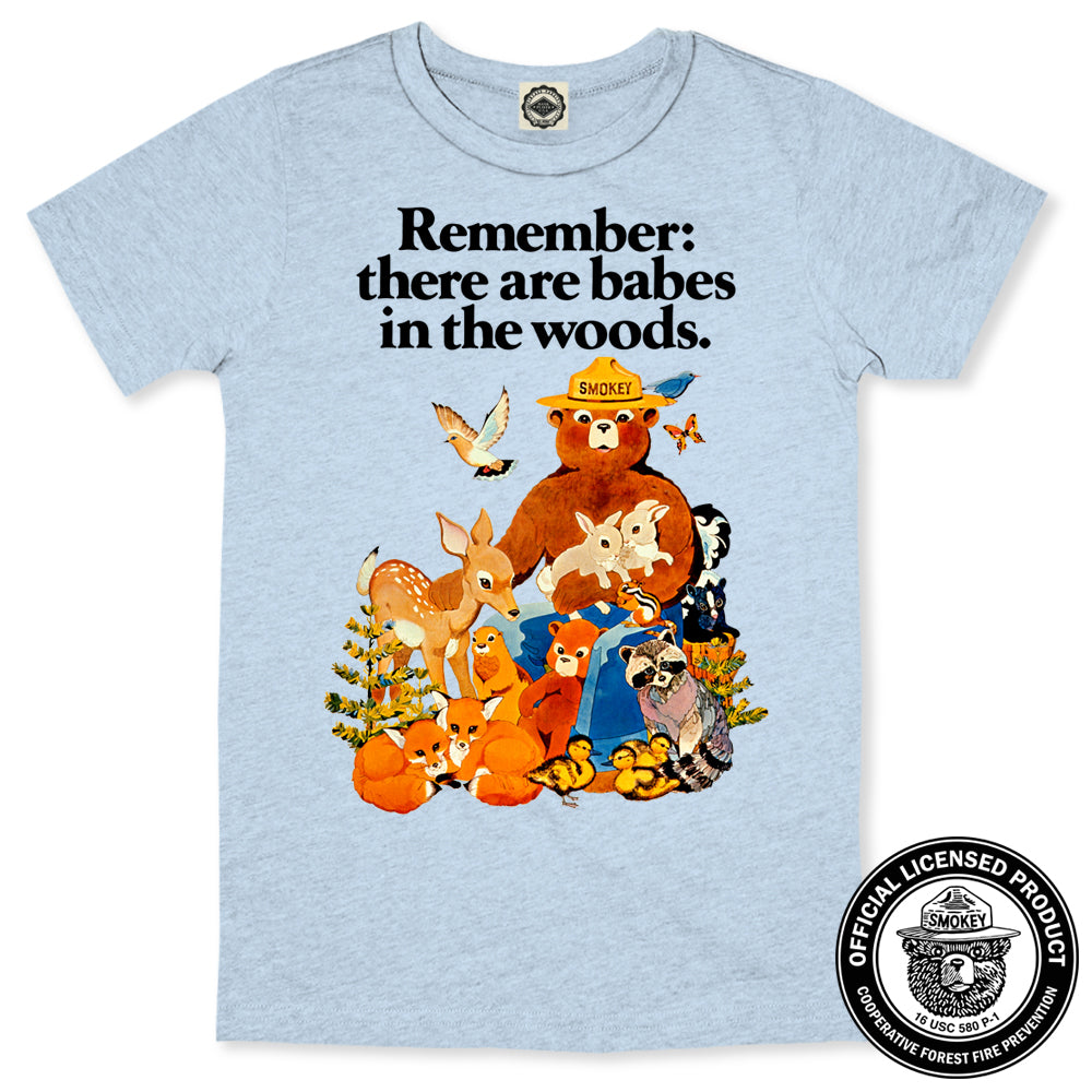 Smokey Bear Vintage "Babes In The Woods" Poster Toddler Tee