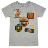 Smokey Bear Patches Kid's Tee