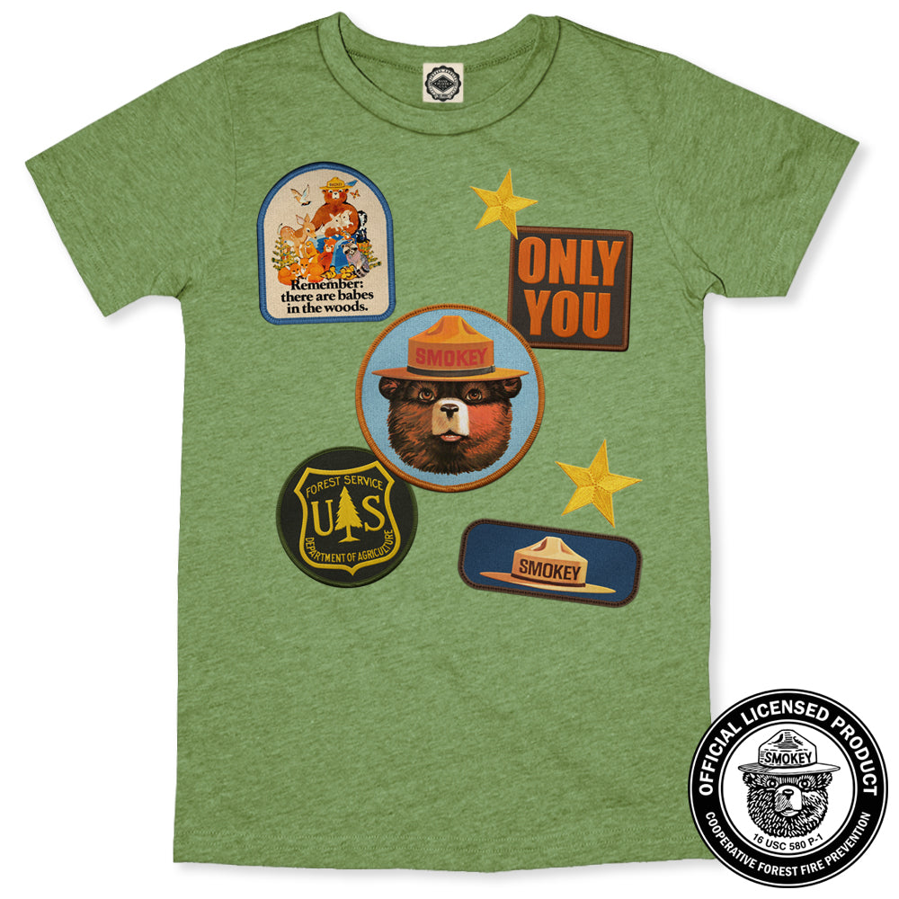 Smokey Bear Patches Men's Tee