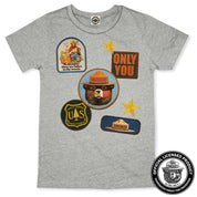 Smokey Bear Patches Men's Tee