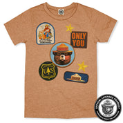 Smokey Bear Patches Men's Tee