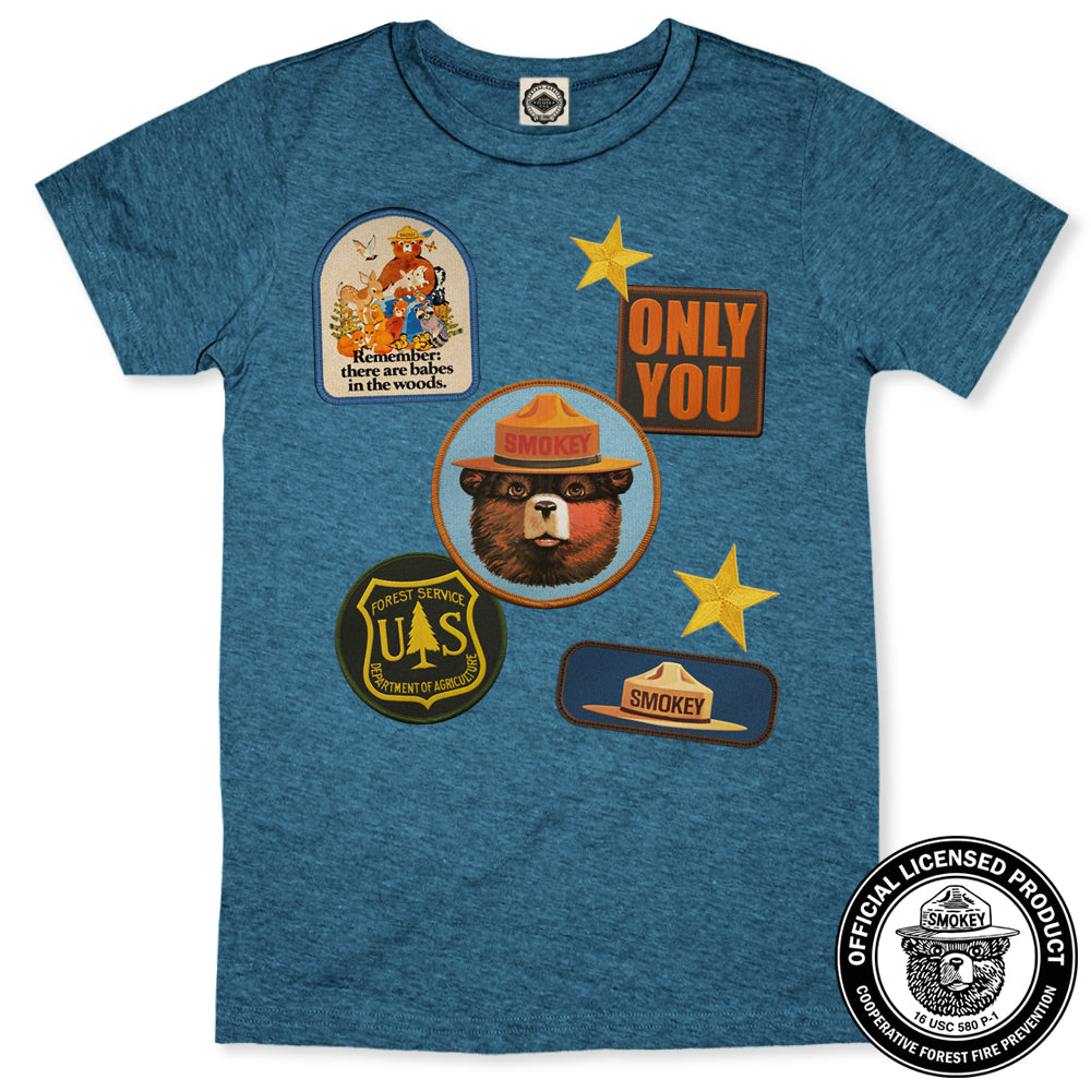 Smokey Bear Patches Men's Tee