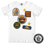 Smokey Bear Patches Men's Tee