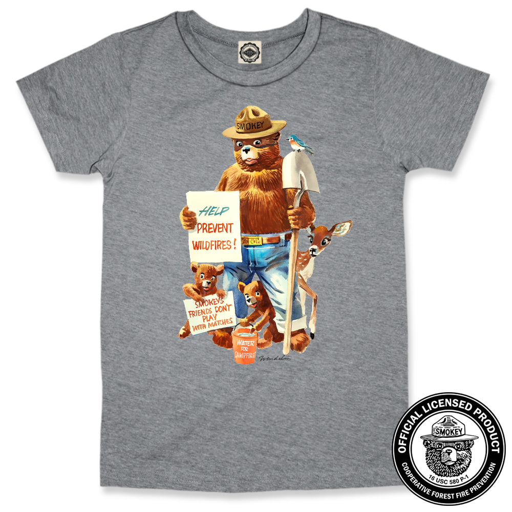Smokey Bear "Friends Don't Play With Matches" Men's Tee