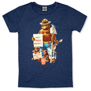 Smokey Bear "Friends Don't Play With Matches" Kid's Tee