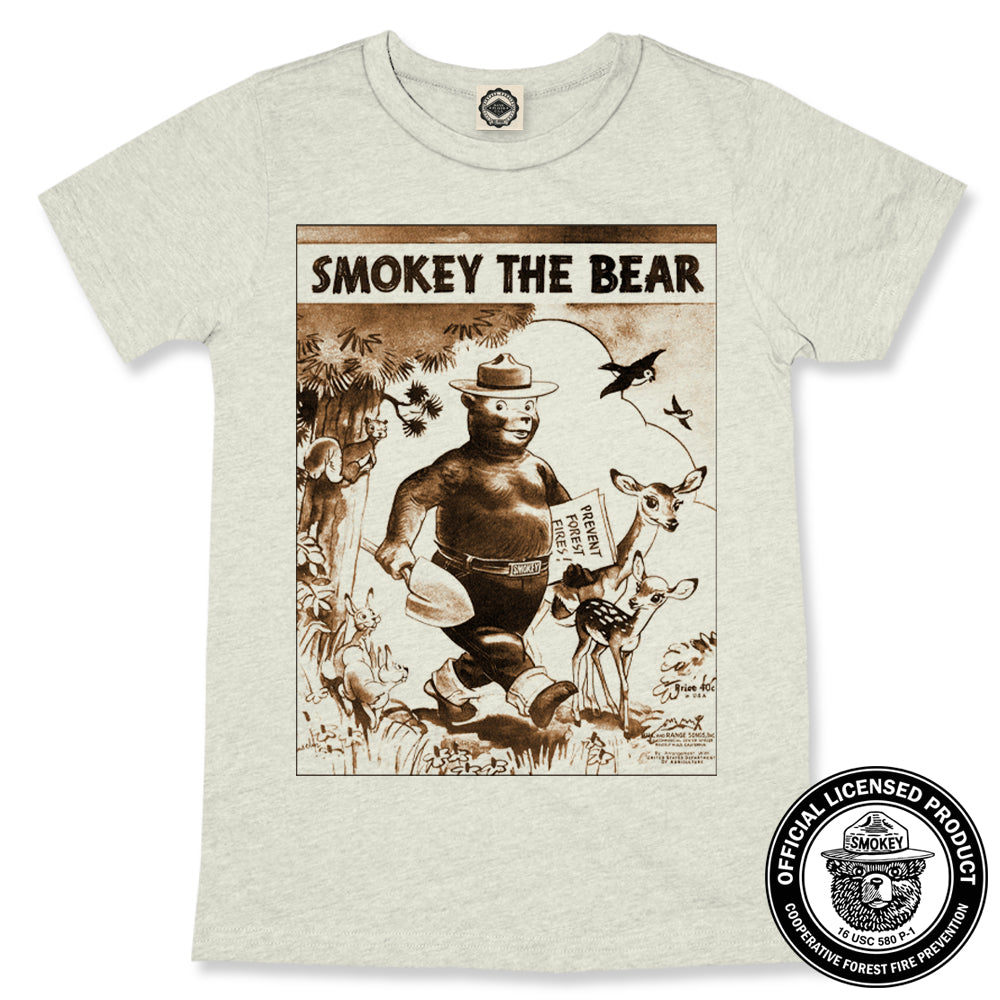 Smokey Bear "Smokey The Bear Song Book" Men's Tee