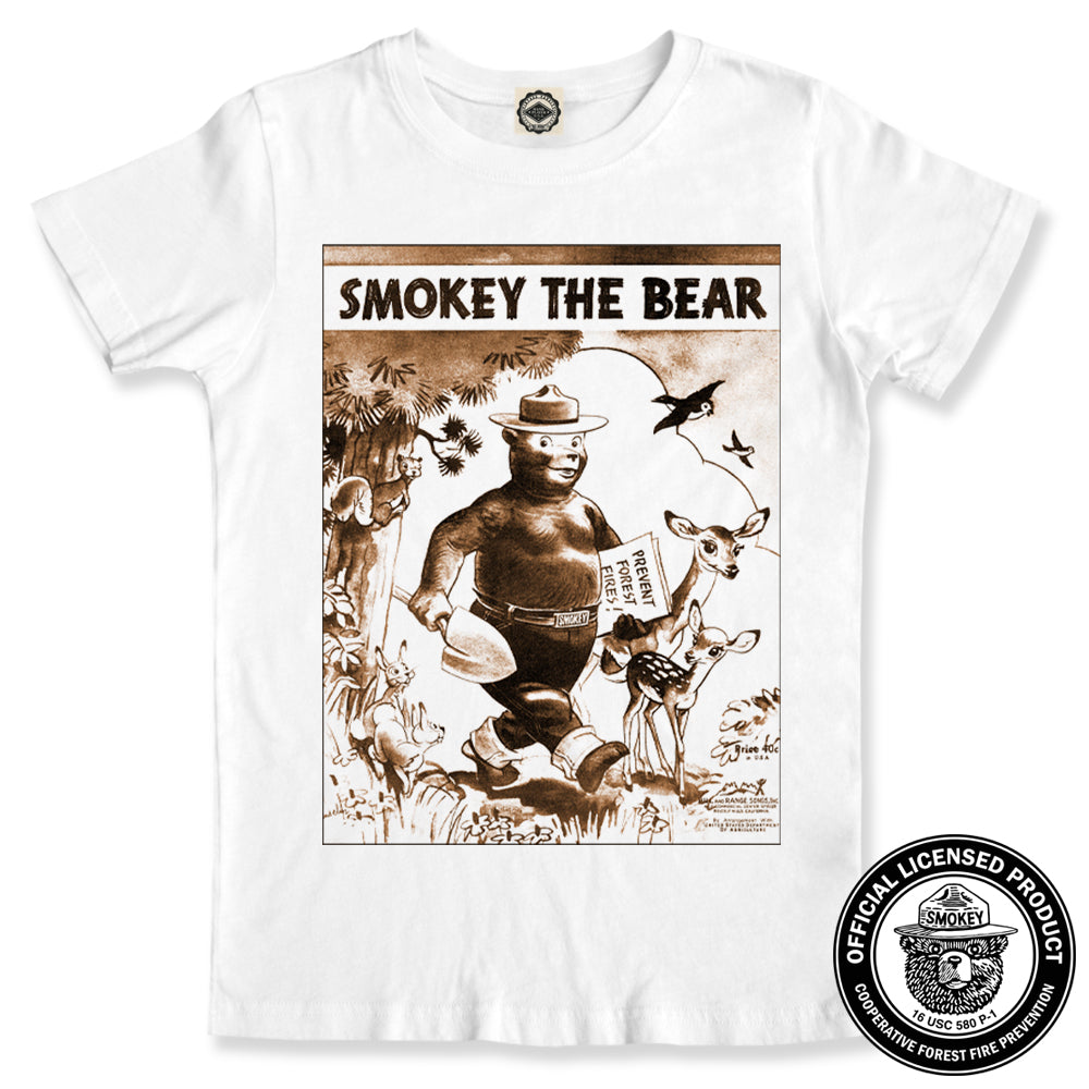 Smokey Bear "Smokey The Bear Song Book" Men's Tee