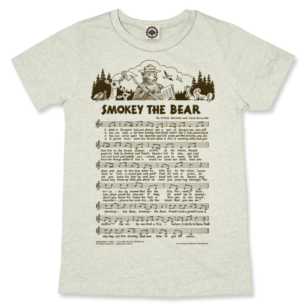 Smokey Bear "Smokey The Bear Lyrics" Toddler Tee