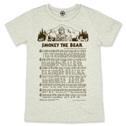 Smokey Bear "Smokey The Bear Lyrics" Toddler Tee