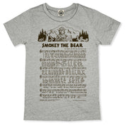 Smokey Bear "Smokey The Bear Lyrics" Unisex Tee