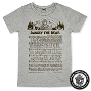 Smokey Bear "Smokey The Bear Lyrics" Toddler Tee